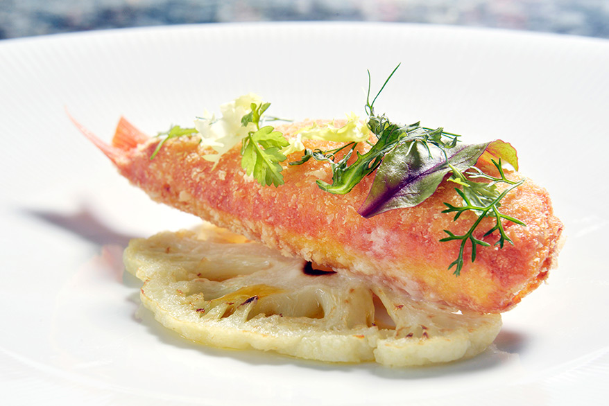 Red Mullet at the Lefay Resort and Spa